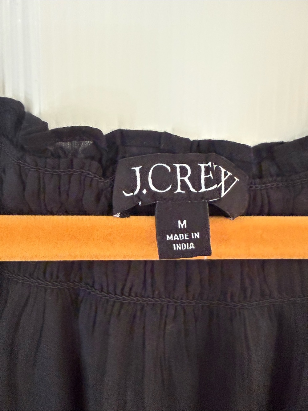 J Crew NWOT Breezy Black 100% Cotton Mini Dress | Medium - Picture 4 of 4